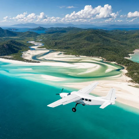 Whitsundays from above